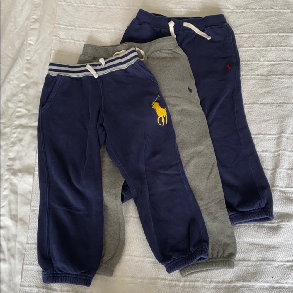 Three Pairs of Boys Ralph Lauren Sweatpants Size 5